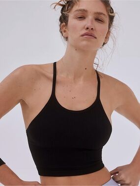 Free People FP Movement Happiness Runs Croo Tank in Black